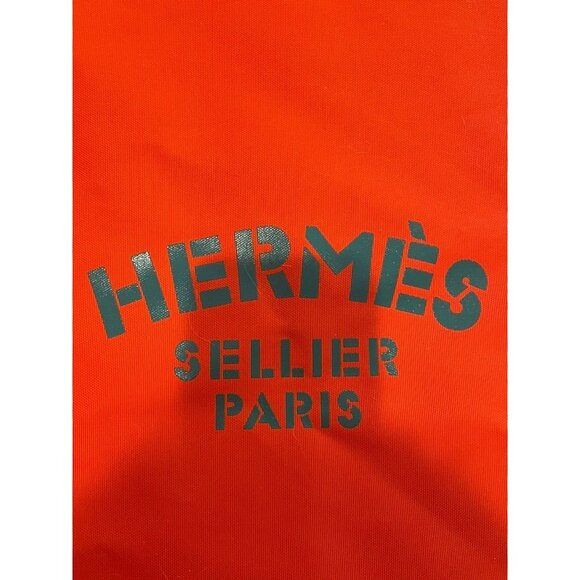 Hermès Tent Cavaletti Doghouse Sellier Paris Orange Canvas Foldable - Picture 7 of 14